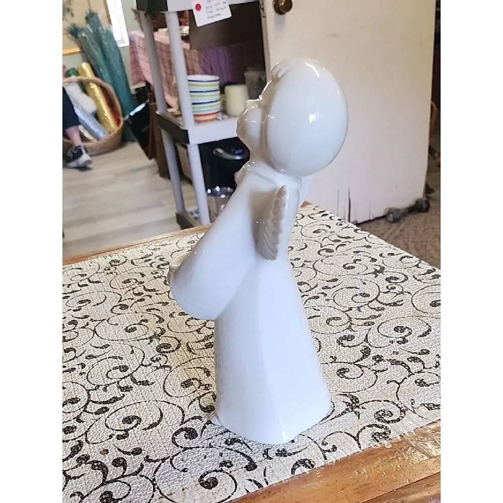 Dresden German Porcelain  Angel  Candle Holder